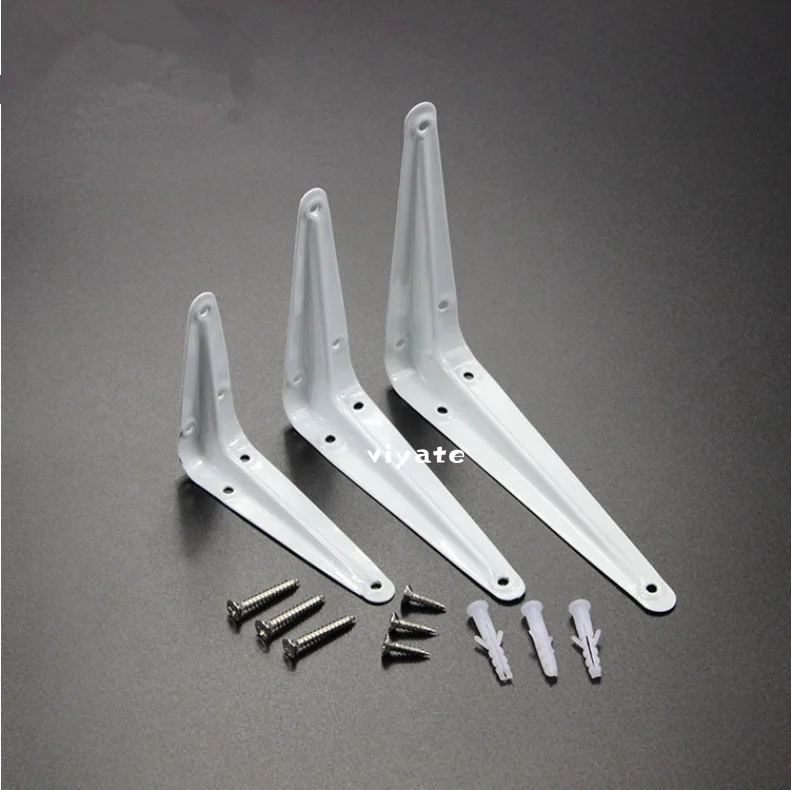 Triangular Shelf Bracket with powder coating for furniture or wall plate support wall mounted shelf brackets