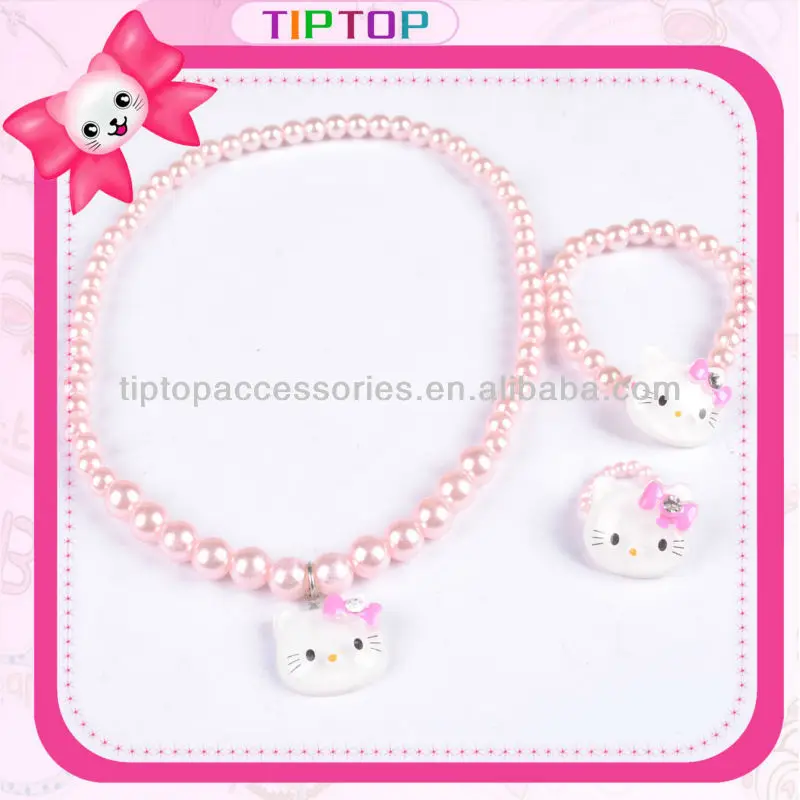 Комплект из колье и браслета «hello kitty»
