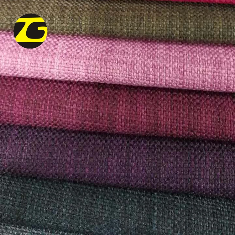 Home textile 100% polyester canvas heavy fabric waterproof hemp canvas fabric for sofas