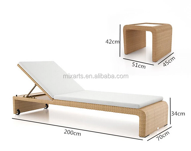 
Mixarts high quality outdoor furniture patio outdoor swing pool lounge 