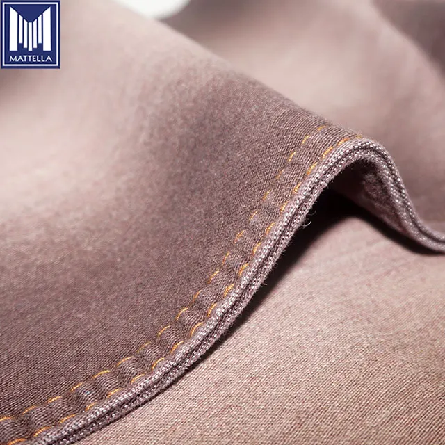 wholesale OEM customized brown color 10oz 11oz cotton spandex satin sateen women jackets jeans stretch denim fabric