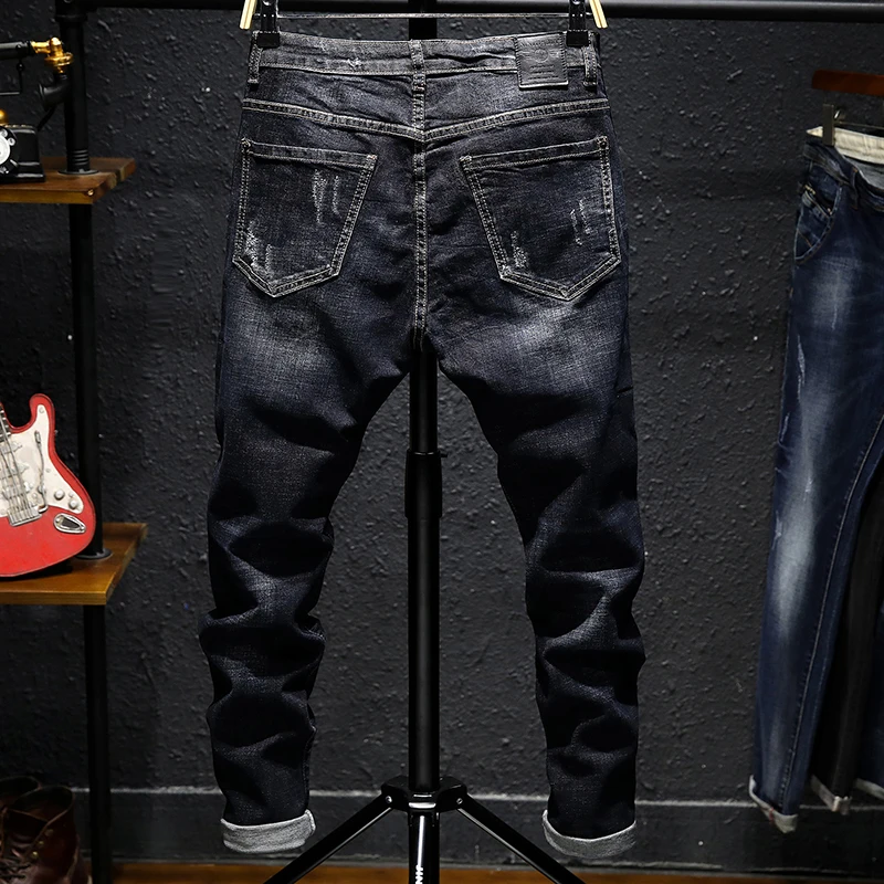 
S279 New Hot 100% Cotton Realistic Lifesize ripped Jean for men Manufacturer China 