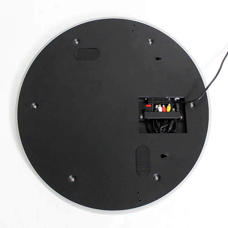 Круглое зеркало для ванной со светодиодной подсветкой и сенсорным экраном