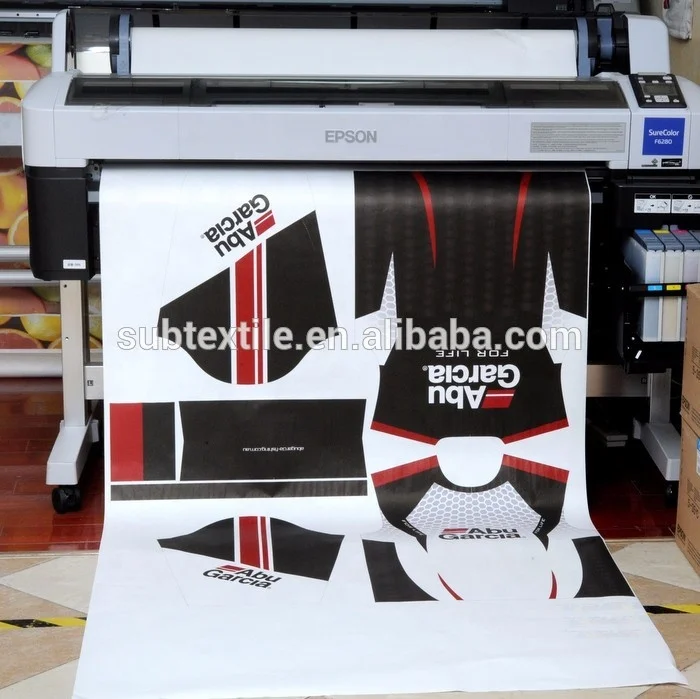 1.1m 0.9m 0.6m 1.6m width 80gsm sticky dye sublimation paper for sportswear and polyester