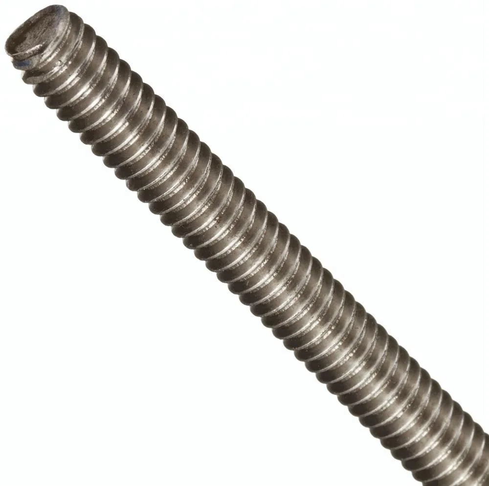 DIN975 Carbon steel Threaded Rod M10 M12 M24 Grade 8.8 Zinc plated Threaded Rod full thread bar