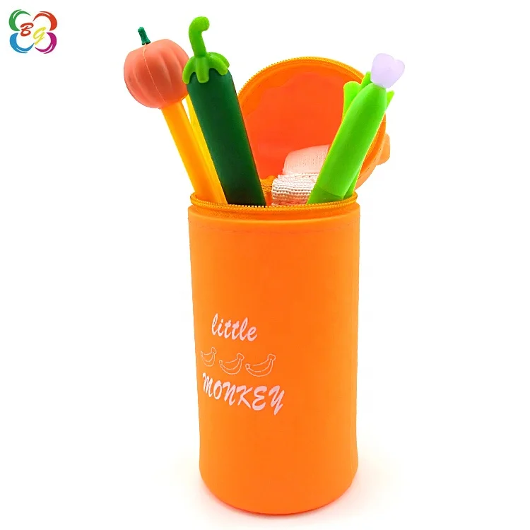 2019 Hot sale cute stationery retractable foldable animal shape pencil case