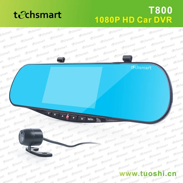 5 ' HD 1080P автомобиль черный ящик зеркало заднего вида Техмарт T800