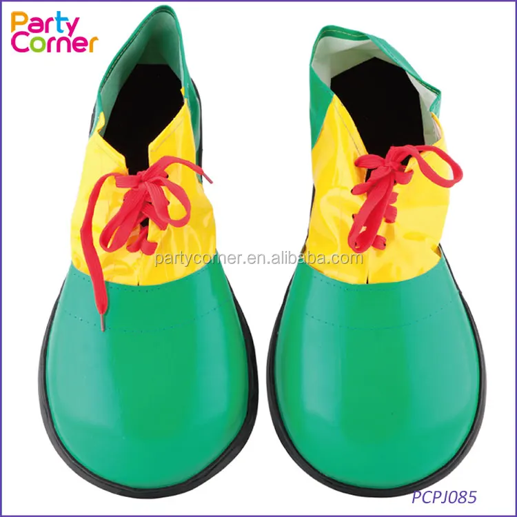 Masquerade costume accessories clown shoes clown dress up PVC big round shoes exaggerated clown shoes