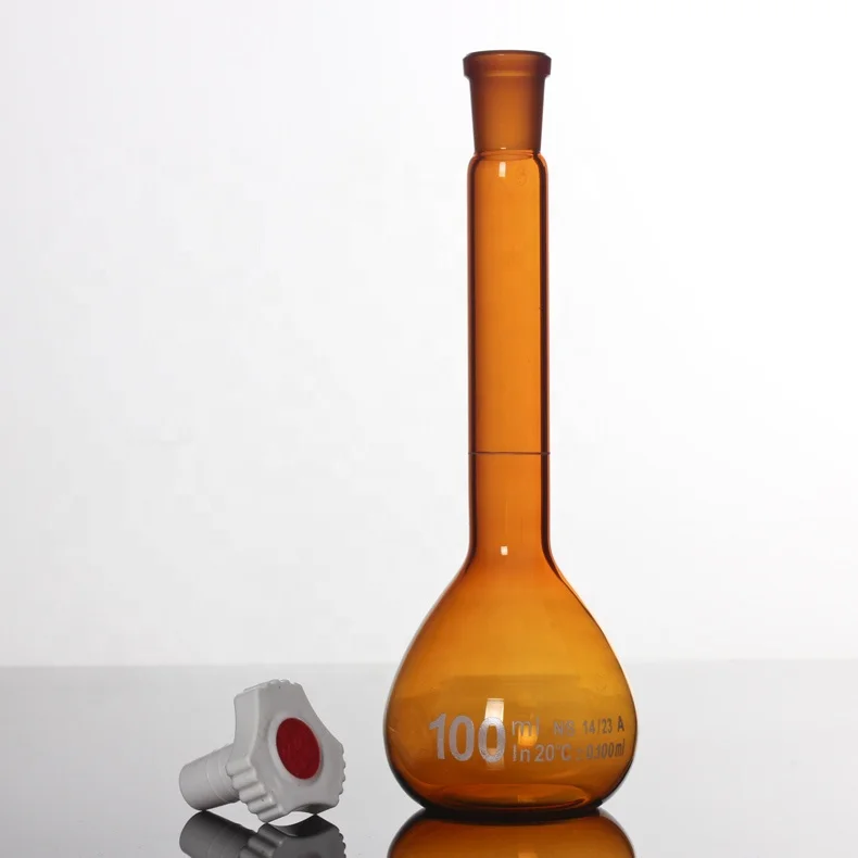 Lab Class A 100ml Volumetric Flask with Stopper