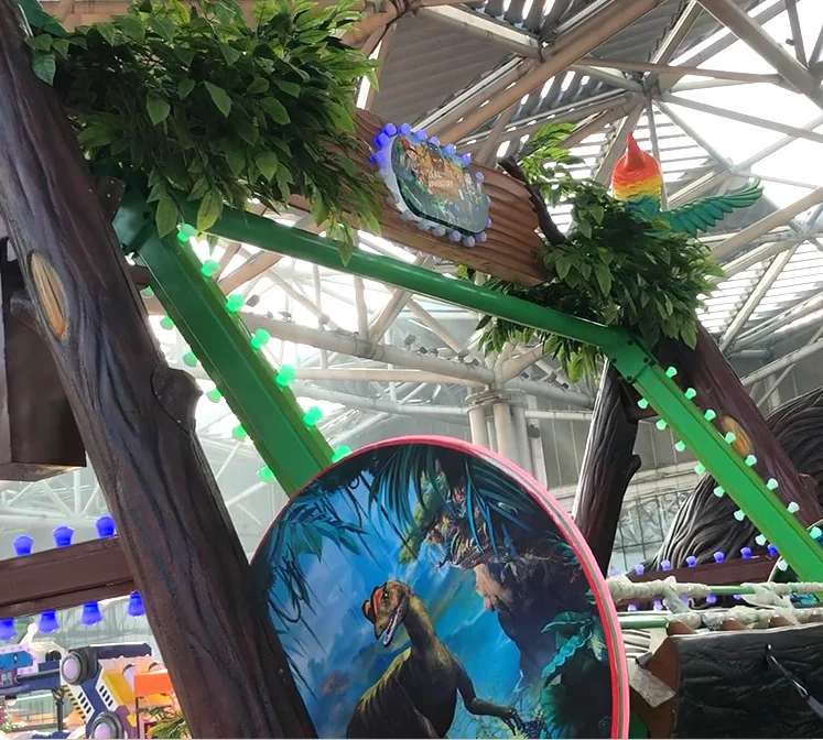 Fun fair park rides adult outdoor swing games top spin space travel  ride