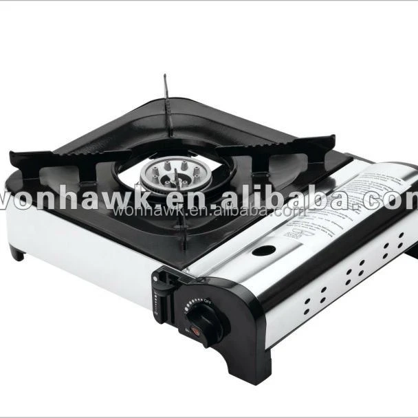 Table top gas cooker-Portable mini gas stove with plastic black box