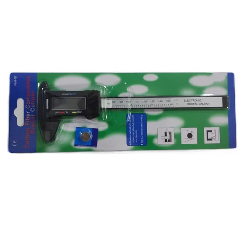 Высокая точность цифровой штангенциркуль 0-150 0-200 0-300 мм Пластиковый штангенциркуль цифровой