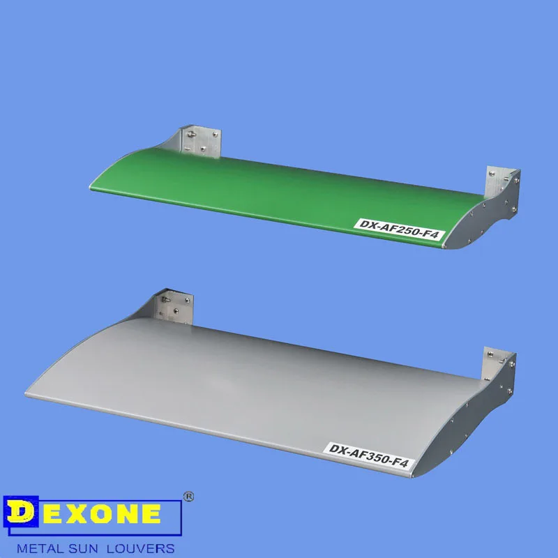 Exterior Aerofoil Aluminum metal building materials of aluminum profile louver system