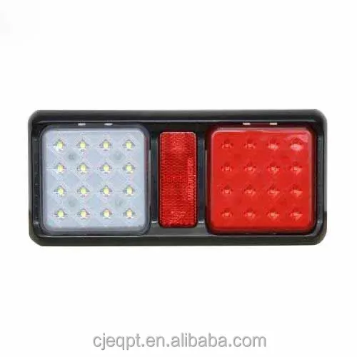 12v 24v LED truck trailer tail light lamp stop brake reverse waterproof rear combination