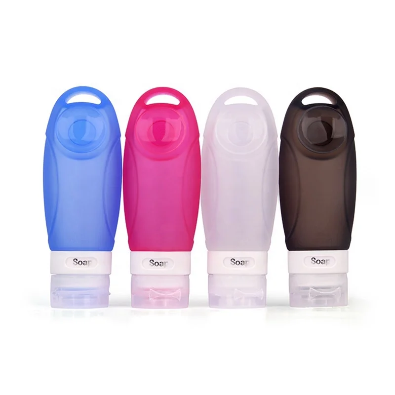 
Wholesale Eco Friendly Refillable Leak Proof Cosmetic Silicone Travel Bottle Set 