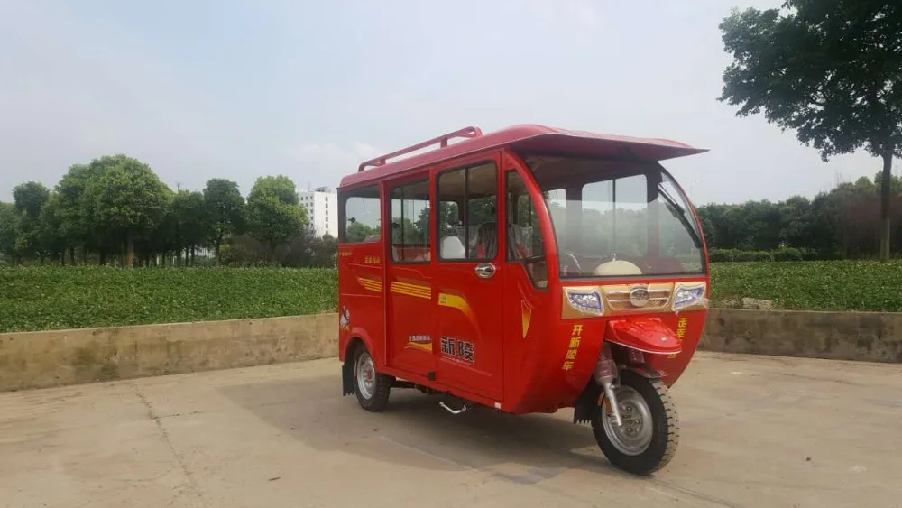 6 Seater Passenger Tricycle Motorcycle Auto Rickshaw Tuk Tuk Three Wheel Motorcycle