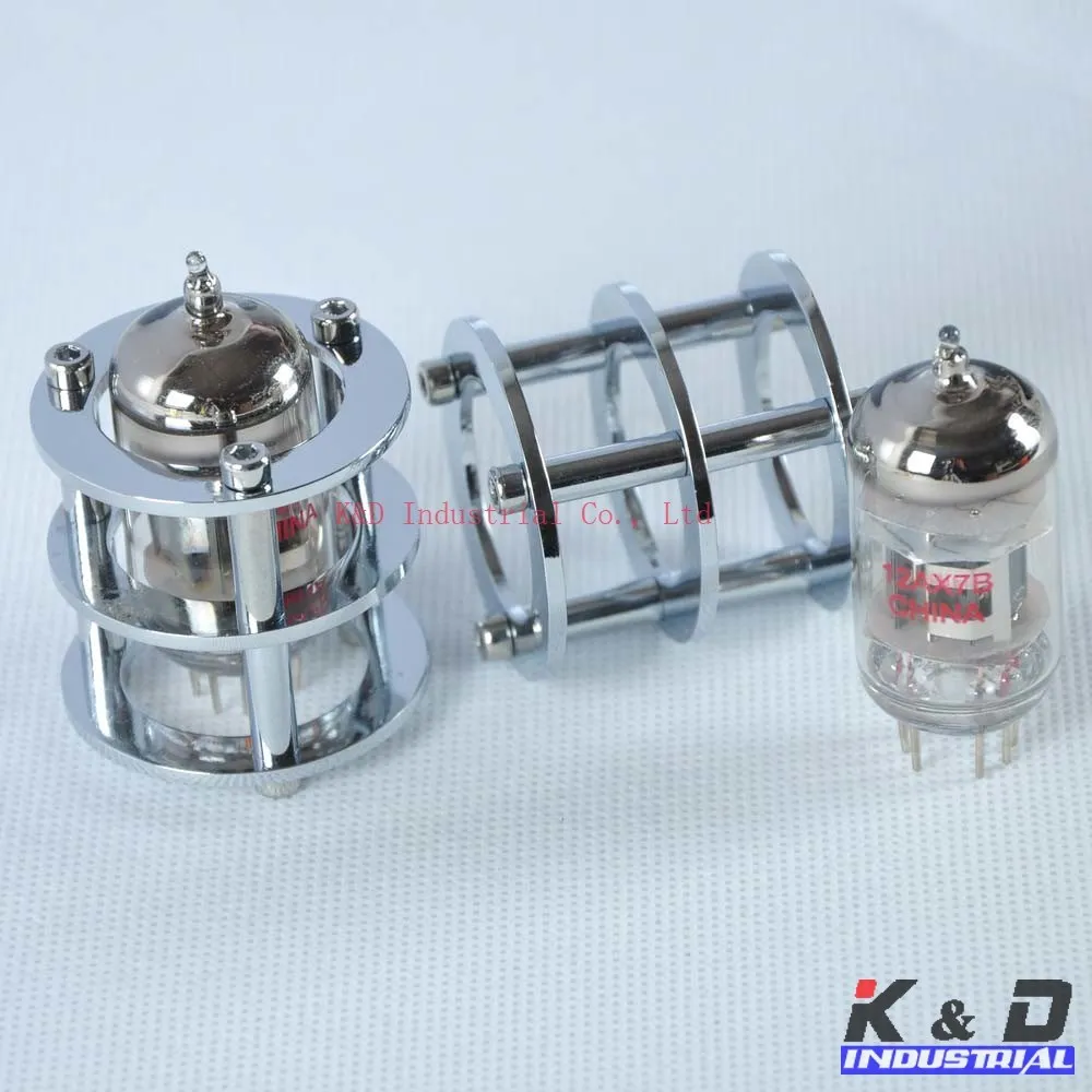 Silver Tube Guard Protector PreAmp For 12AX7 12AU7 6922 6N11 5687 ECC82 ECC83