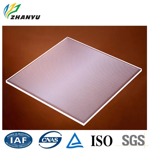 100%  Virgin Acrylic Sheet Optical Grade Guide Panel for LGP Light