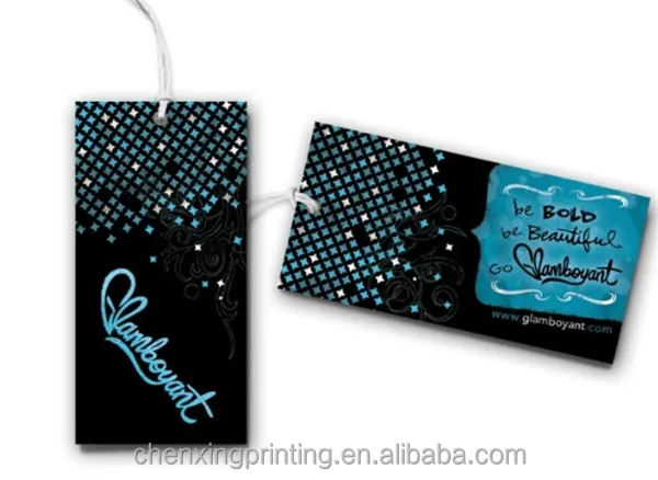 
Old fashioned hang tags paper garment hang tags for clothes 