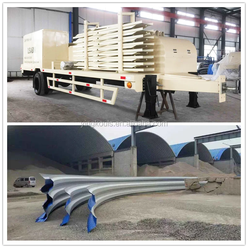 LS1000-680 k type long span large size no girder curving machine/roof panel equipment