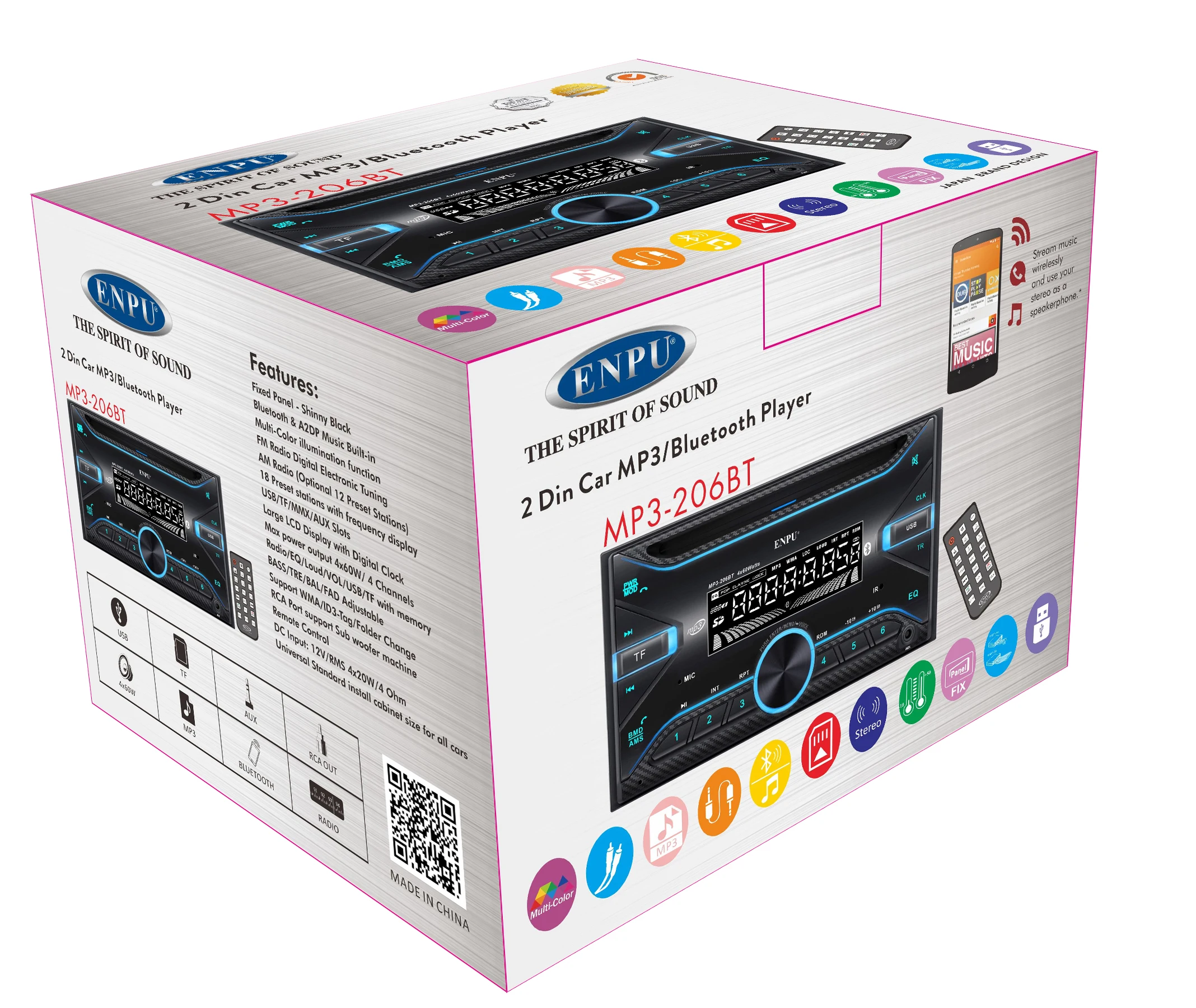 Sony Design 2 Din /  Double Din Car FM  MP3 Player