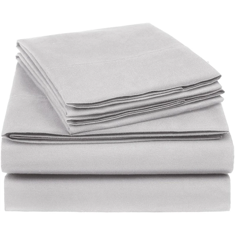 Wholesale 1800 thread count ultra soft wrinkle free Elastic Fitted 4pcs brushed microfiber Bed Sheet set