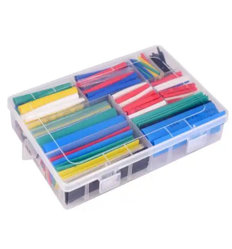 Thickening heat-shrinkable tube electrical wiring insulation sleeve set triple shrink home phone data cable repair