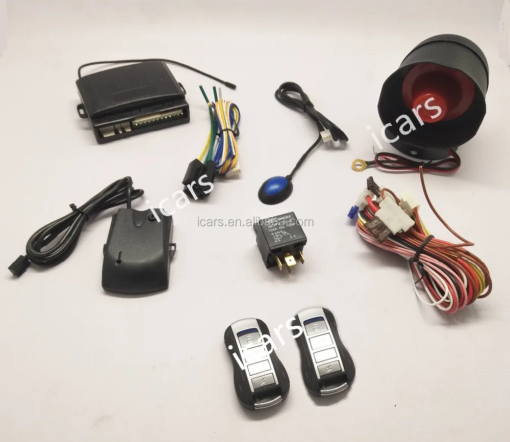 12V 24V Auto parts OEM or ODM car alarm systems and tracking systems remote control 2018