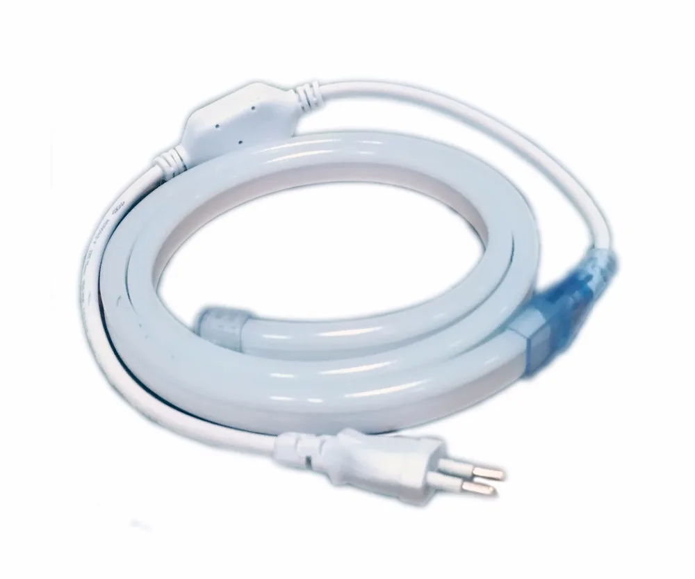 
220VAC Waterproof flexible neon led strips 120leds/meter 10w/m IP65 for decoration lighting 