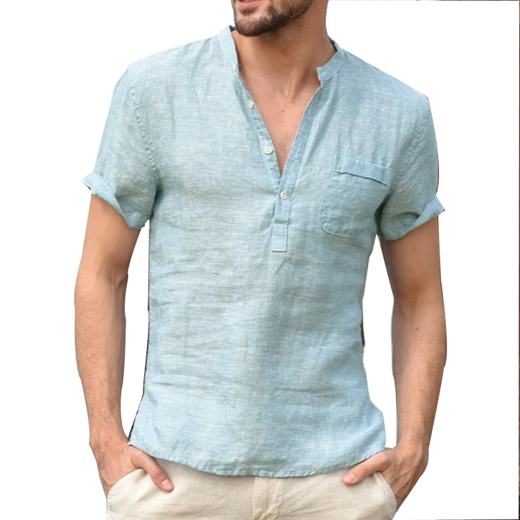 New fashion style and soft 100% hemp t shirts wholesale for men
