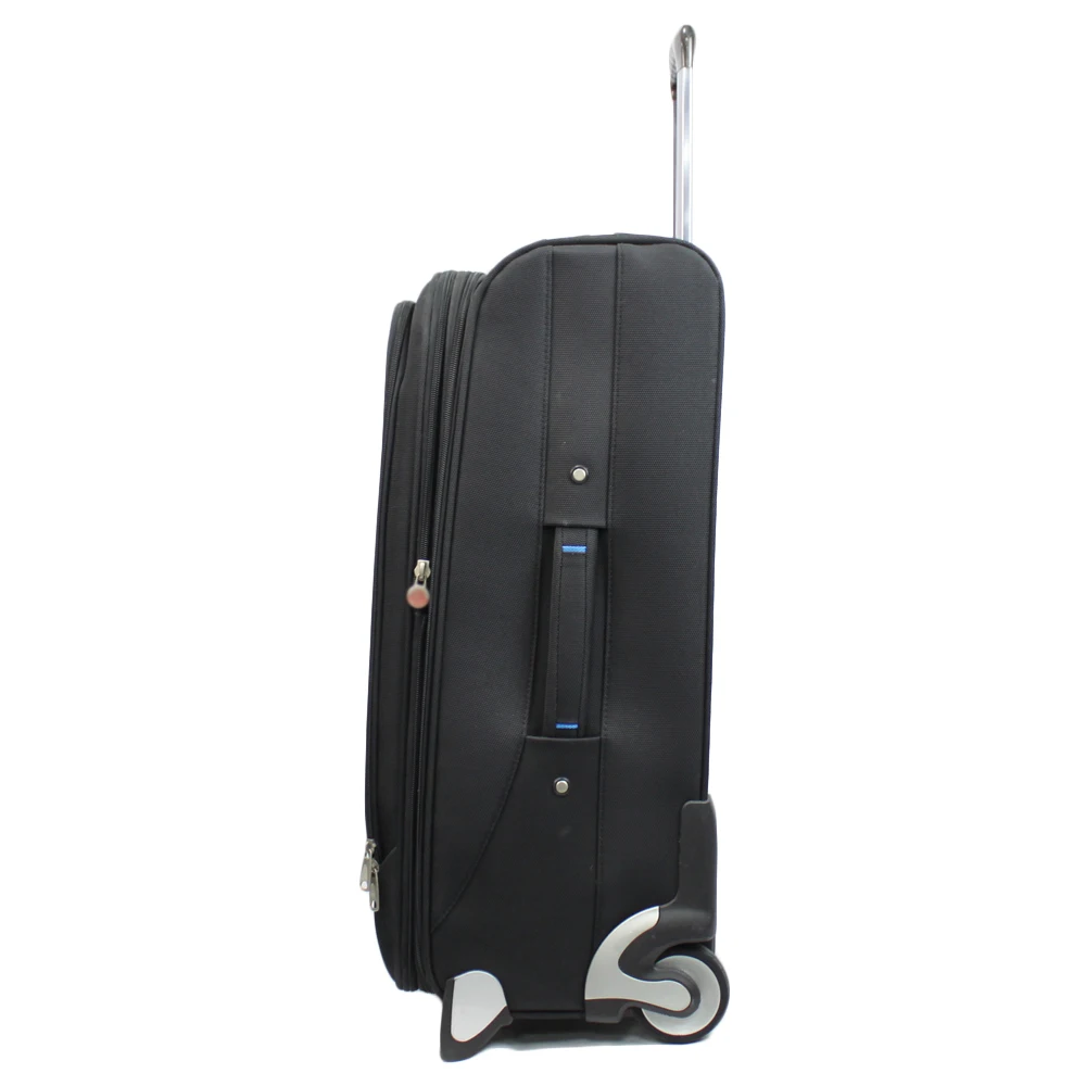 Cheap and durable black urban trolley travel carry on suitcase luggage for men