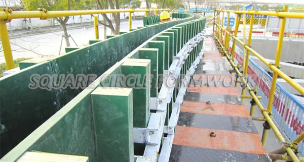 изогнутые стеновая опалубка системы, быстрая радиус дуги опалубки