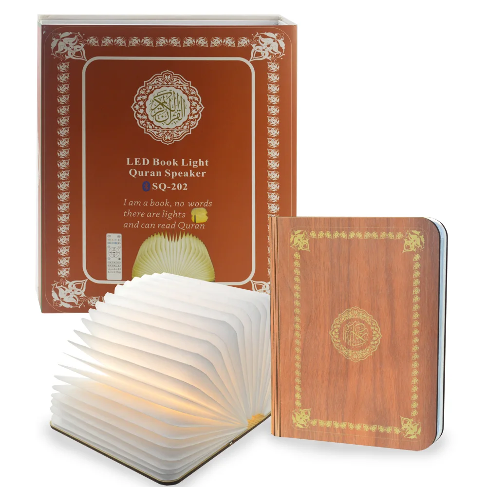 Мусульманский подарок bangla Горячая фотография Светодиодная лампа книга Коран колонка с намазом мусульманская молитва