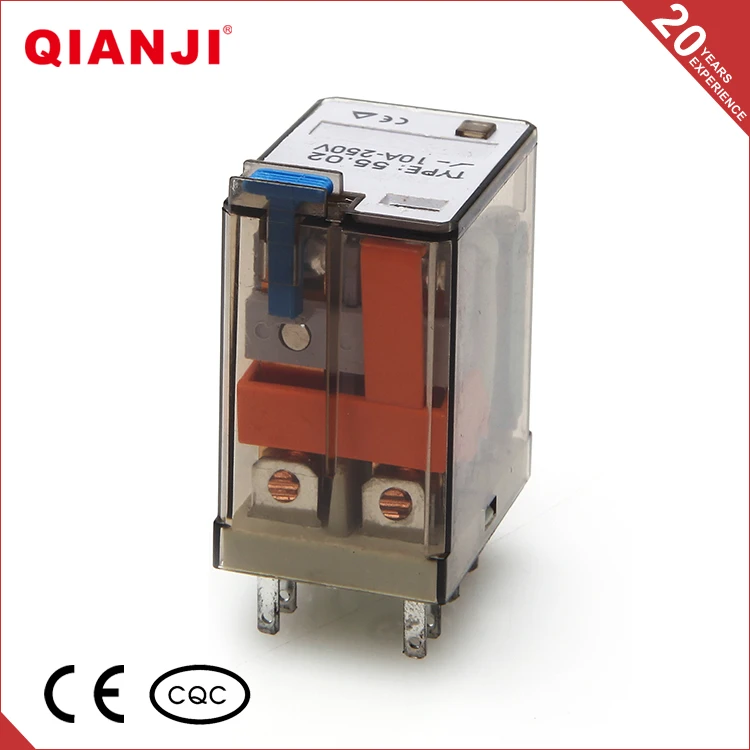 QIANJI Alibaba Китай Поставщик PCB Реле 2 Форма C General Purpose Relay 55.02