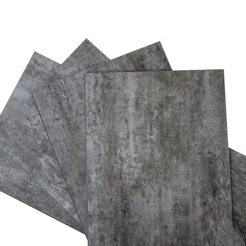 
Multi stone design 4/5mm rigid core waterproof spc click plank flooring for bathroom 