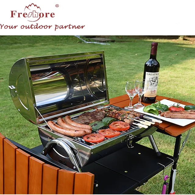 Outdoor Portable Charcoal Barbecue Grill