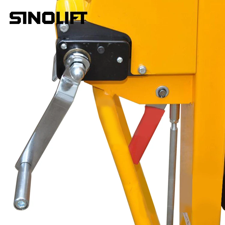 SINOLIFT  PM120 1050-1100mm mini stacker lightweight forklift lift