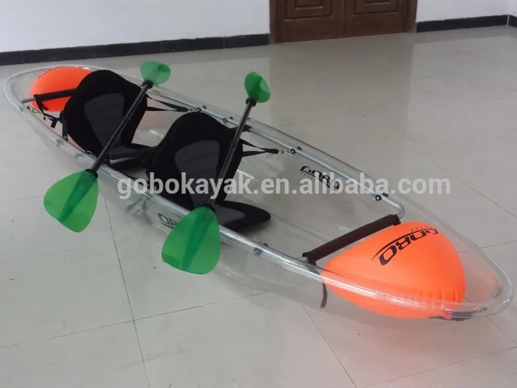 double transparent canoe kayak