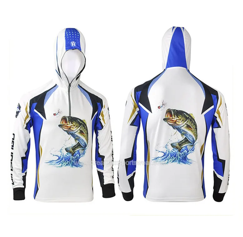 customized button fishing shirts sublimated fishing shirts uv protection quick dry polyester fishing shirts long sleeve