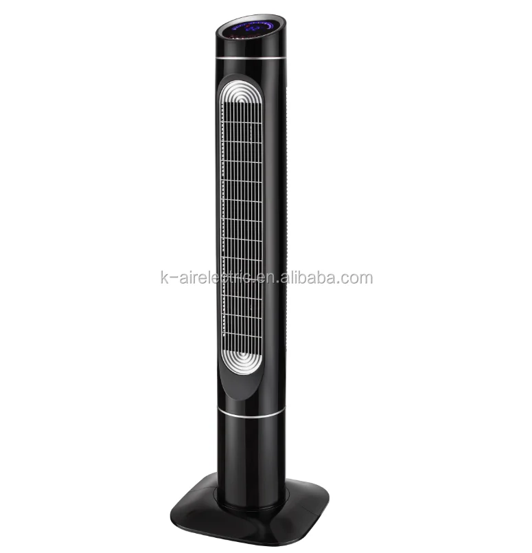 Portable electric oscillating tower fan with nighttime setting and remote control smart fan