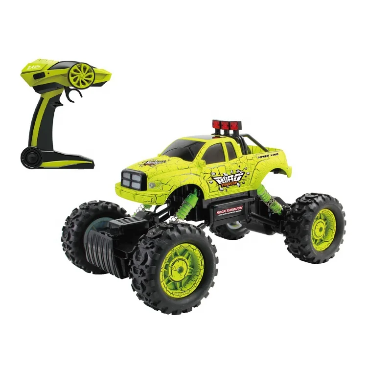 Kids Electric Big Rc Toy Car 1/14 Rock Crawler Remote Control Off-road 2.4G 4WD Monster Truck Cars