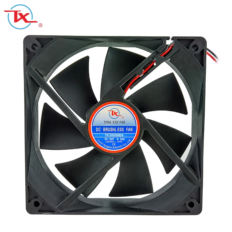 Hot Sale DC 12025 12V DC Brushless Fan 120mm CPU Case LED Fan Cooling Made In China