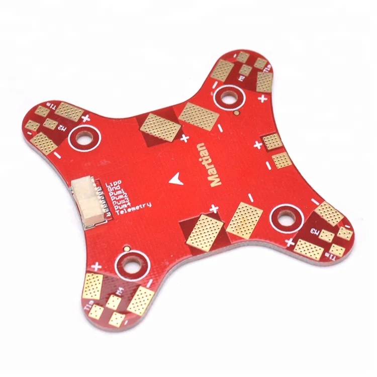 Power Distribution Board PDB Mini for Reptile Martian IV 190 220 250 220mm inch 4-Axis Carbon Fiber Racing Quadcopter Frame