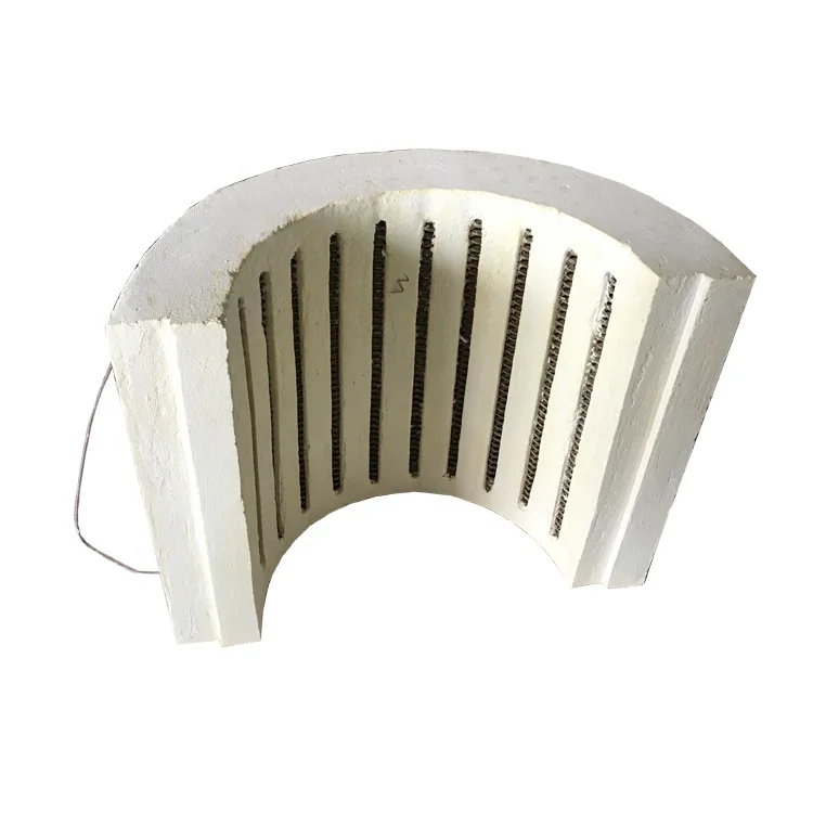 1200 Degree Furnace Spare Parts Ceramic Fiber Chamber for Tube Furnace