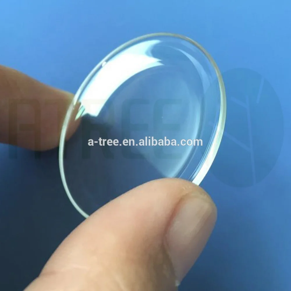 Flat Dome Shape Glass For Instrument And Wrist Watch
