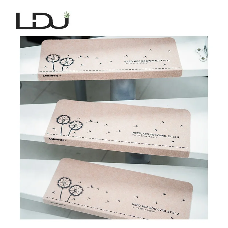 
High Quality Anti-slip Kids Stair Treads Carpet Floor Mat PVC For Sale Night Light Stair Mat 