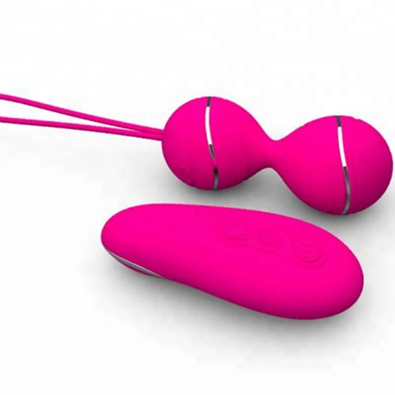 
Remote Vibrator Kegel Ball Wireless Vibrating Kegel Exerciser Ball Smart Erotic Products for Women Sex Toy Female Sex Toys <50db 