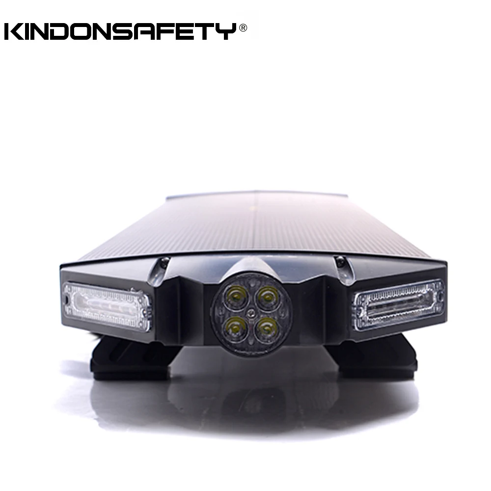 New LED Warning Lightbar Strobe bar 3W Linear 6 LEDs DC12V 24V or multivolt Black Aluminum material 1200mm 47 inch
