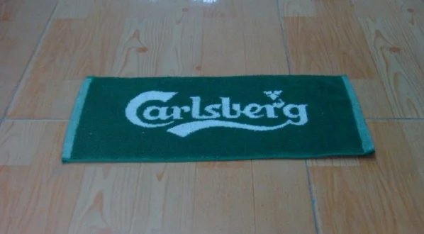 100% cotton plain color costom pub beer bar towel
