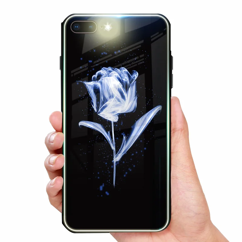 Luminous Case Noctilucent Phone Cover Glow In The Dark Case For Iphone 8 X XR XS Max